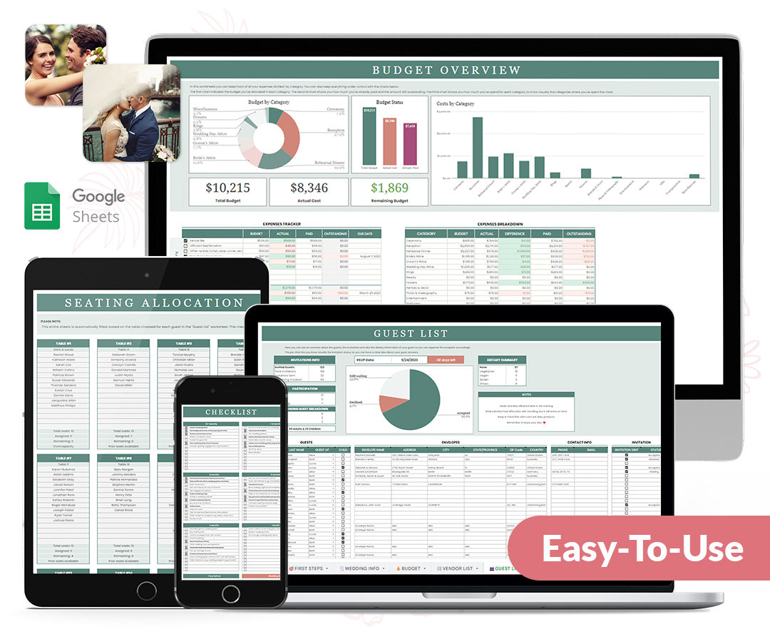 #1 Personal Wedding Planner + EBook