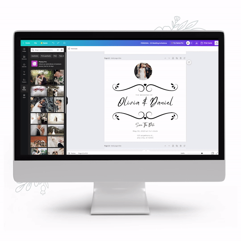 48 Canva Wedding Templates