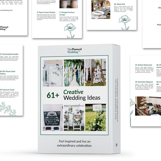 61+ Creative Wedding Ideas