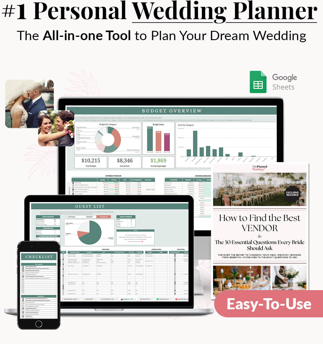 #1 Personal Wedding Planner + Bonus
